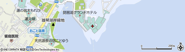 琵琶湖グランドホテル周辺の地図