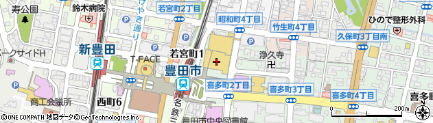 名鉄トヨタホテル周辺の地図