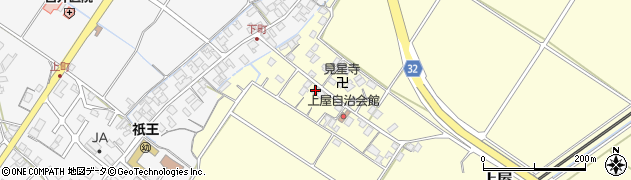 滋賀県野洲市上屋854周辺の地図