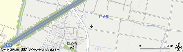 滋賀県東近江市尻無町周辺の地図