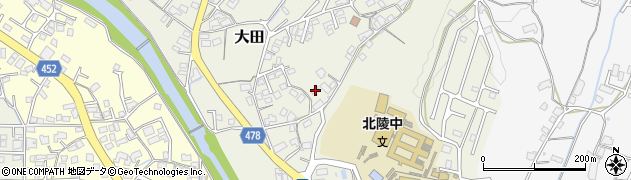 岡山県津山市大田223周辺の地図