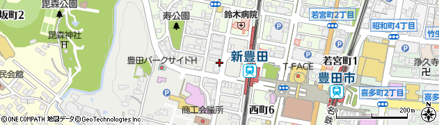 愛知県豊田市小坂本町1丁目周辺の地図