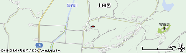 岡山県津山市上田邑864周辺の地図