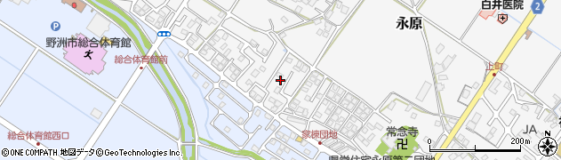 滋賀県野洲市永原903周辺の地図