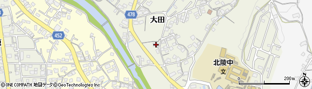 岡山県津山市大田63周辺の地図