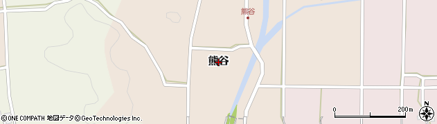 兵庫県丹波篠山市熊谷周辺の地図