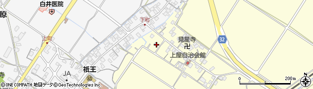 滋賀県野洲市上屋2017周辺の地図