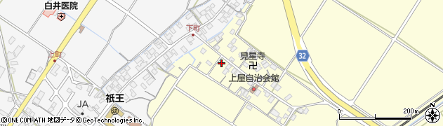 滋賀県野洲市上屋845周辺の地図
