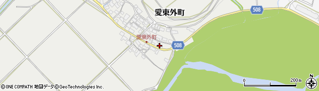 滋賀県東近江市愛東外町146周辺の地図