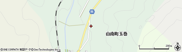 兵庫県丹波市山南町玉巻104周辺の地図