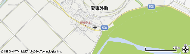 滋賀県東近江市愛東外町143周辺の地図