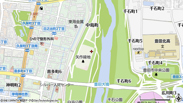 〒471-0021 愛知県豊田市中島町の地図
