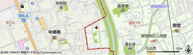 静岡県田方郡函南町間宮891周辺の地図