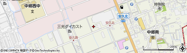 静岡県三島市安久53周辺の地図