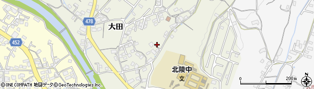 岡山県津山市大田249周辺の地図