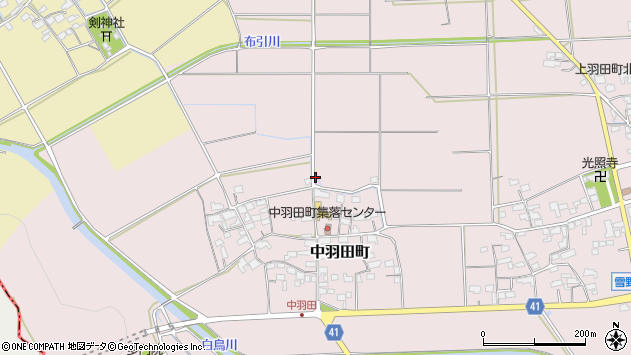 〒527-0084 滋賀県東近江市中羽田町の地図