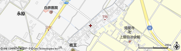 滋賀県野洲市永原414周辺の地図
