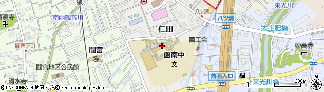 函南町立函南中学校周辺の地図