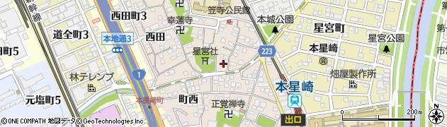 愛知県名古屋市南区本星崎町宮浦599周辺の地図