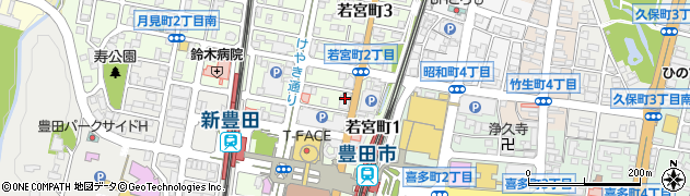 住友生命保険相互会社　愛知東支社豊田中央支部周辺の地図