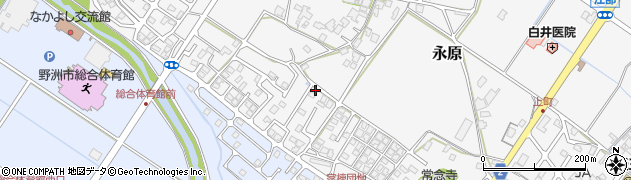 滋賀県野洲市永原899周辺の地図
