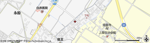 滋賀県野洲市永原413周辺の地図
