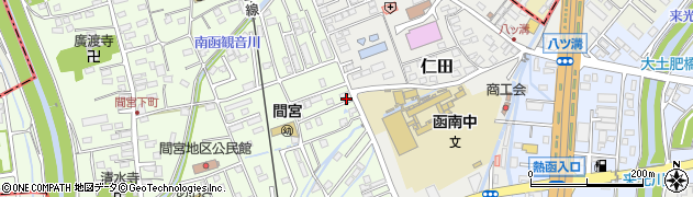静岡県田方郡函南町間宮873周辺の地図
