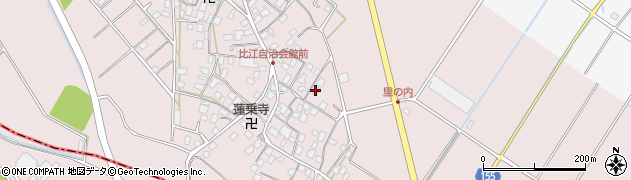 滋賀県野洲市比江252周辺の地図