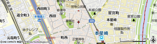 愛知県名古屋市南区本星崎町宮浦587周辺の地図