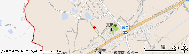滋賀県竜王町（蒲生郡）鏡周辺の地図