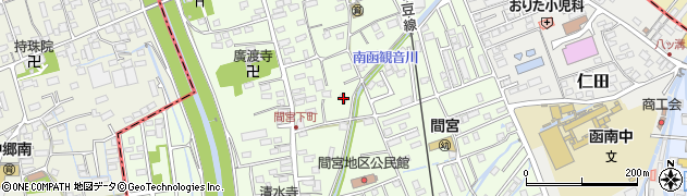 静岡県田方郡函南町間宮152周辺の地図
