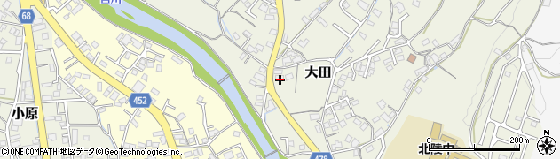 岡山県津山市大田41周辺の地図