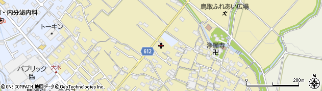 三重県員弁郡東員町鳥取535-1周辺の地図
