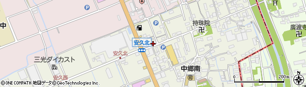 静岡県三島市安久35周辺の地図