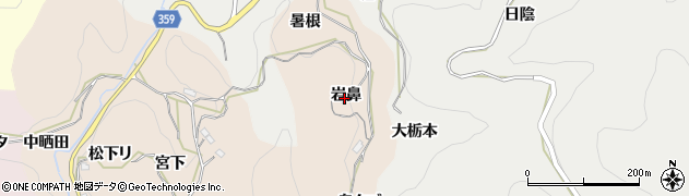 愛知県豊田市桑原田町岩鼻18周辺の地図