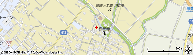 三重県員弁郡東員町鳥取1040周辺の地図