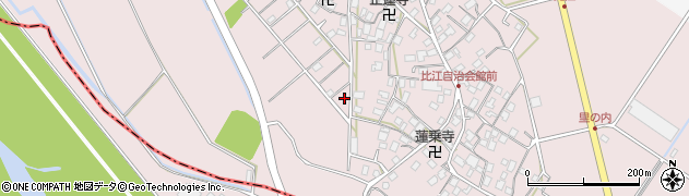 滋賀県野洲市比江1287周辺の地図