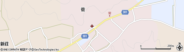 兵庫県丹波篠山市菅208周辺の地図