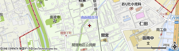 静岡県田方郡函南町間宮859周辺の地図