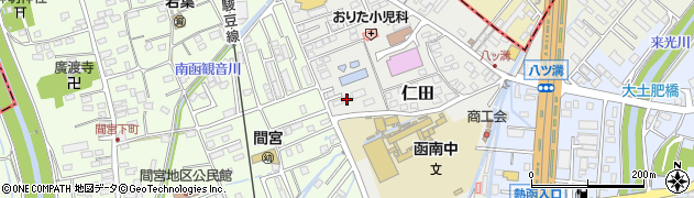 静岡県田方郡函南町仁田23周辺の地図
