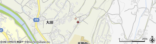 岡山県津山市大田244周辺の地図