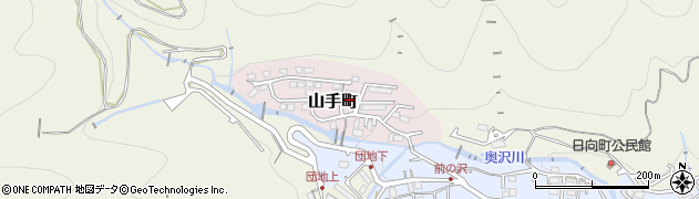 静岡県熱海市山手町周辺の地図
