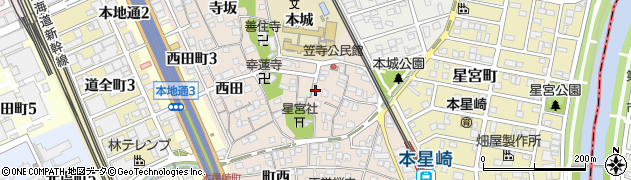愛知県名古屋市南区本星崎町宮浦573周辺の地図