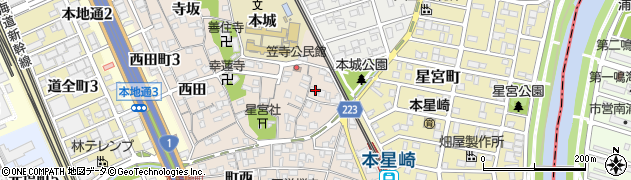 愛知県名古屋市南区本星崎町宮浦545周辺の地図