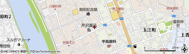 沼津西島郵便局周辺の地図