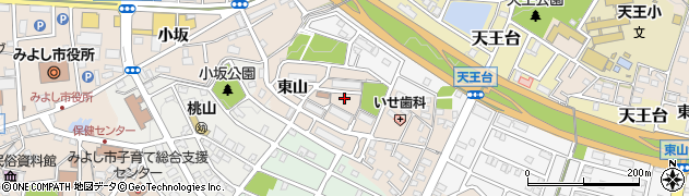 県営東山住宅周辺の地図