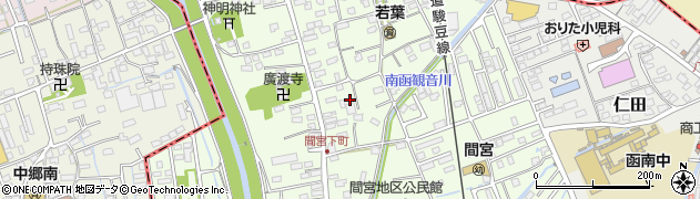 静岡県田方郡函南町間宮142周辺の地図