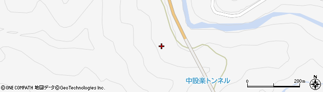 愛知県東栄町（北設楽郡）中設楽（甫木端）周辺の地図