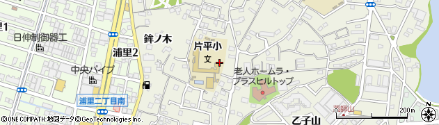 愛知県名古屋市緑区鳴海町片平周辺の地図