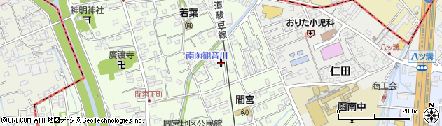 静岡県田方郡函南町間宮860周辺の地図